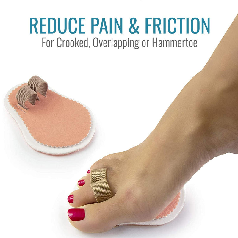 [Australia] - Steins Douple Loop Toe Splint, Toe Seperator and Toe Straightener for Crooked Toes, Hammer Toes, and Claw Toes, Toe Spacers to Relieve Foot Pain, Pressure and Discomfort, Right 