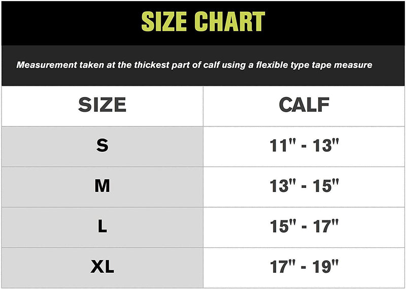 [Australia] - TriZone Calf Support - Black - Medium 