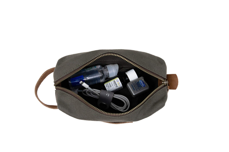 [Australia] - Northwind Travel Dopp Kit Toiletry Bag for Men & Women - Men's Toiletry Bag Travel Accessories Leather Bag - Travel Size Toiletry Bag for Women - Men's Women's Travel Gift 