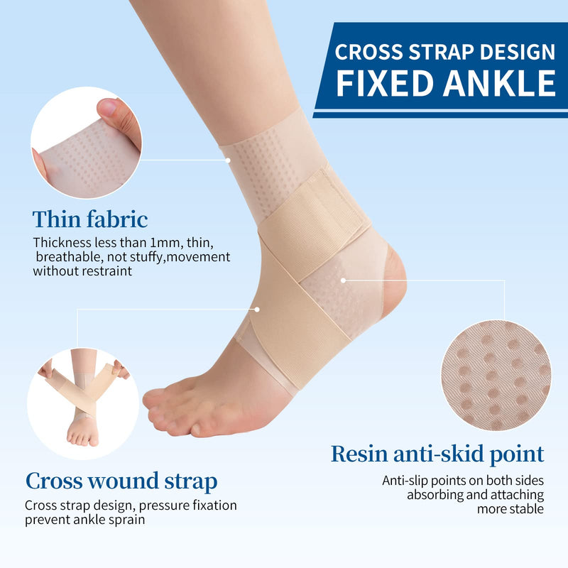 [Australia] - Galvaran Ankle Brace, Relief Achilles Tendonitis, Joint Pain, Plantar Fasciitis. Breathable Compression Ankle Support for Men and Women with Sprained Ankles, Stabilizing Ligaments, Sports Injury Recovery X-Large Complexion 