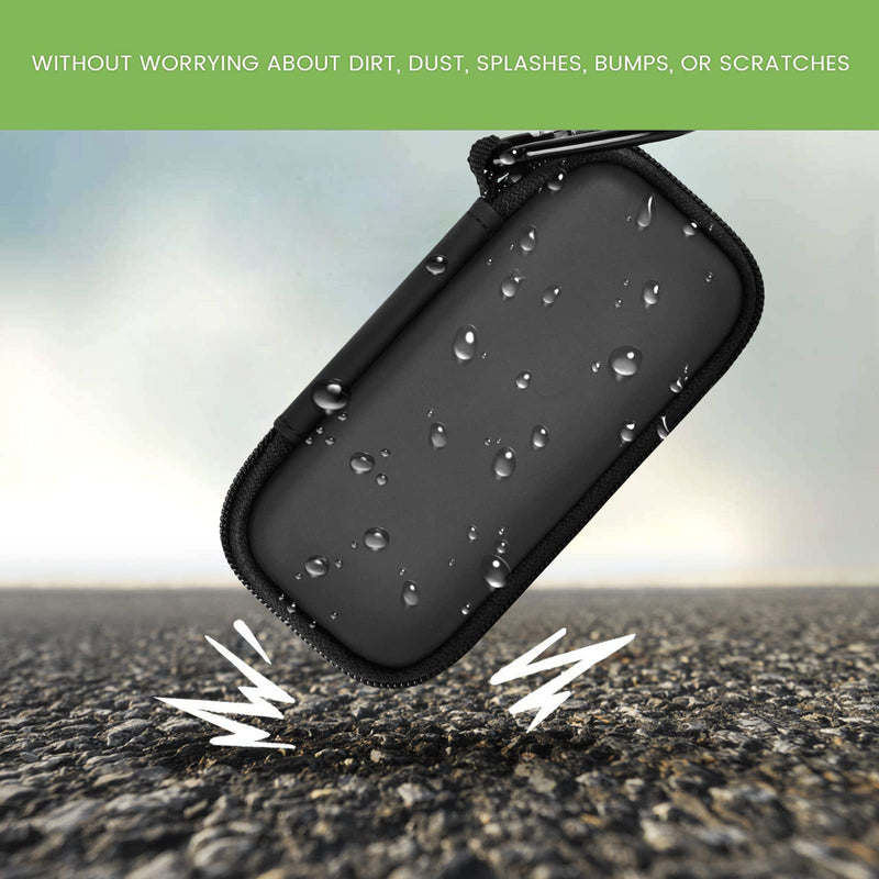[Australia] - Heart Monitor Case Compatible with AliveCor Kardia Mobile ECG/ for KardiaMobile 6L for Apple and Android Device - CASE ONLY (Black&Gray) Dark 