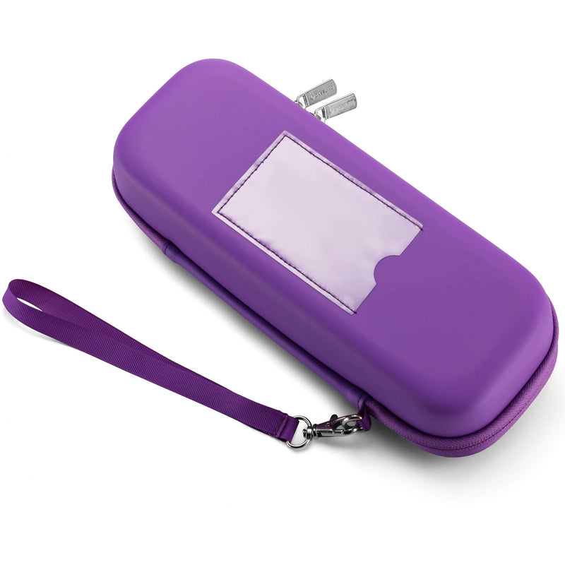 [Australia] - Caseling Hard Stethoscope Case Compatible with 3M Classic III, Lightweight II S.E, Cardiology IV Diagnostic, Includes ID Slot and Mesh Pocket for Nurse Accessories (Purple - Pu Leather) Purple - Pu Leather 