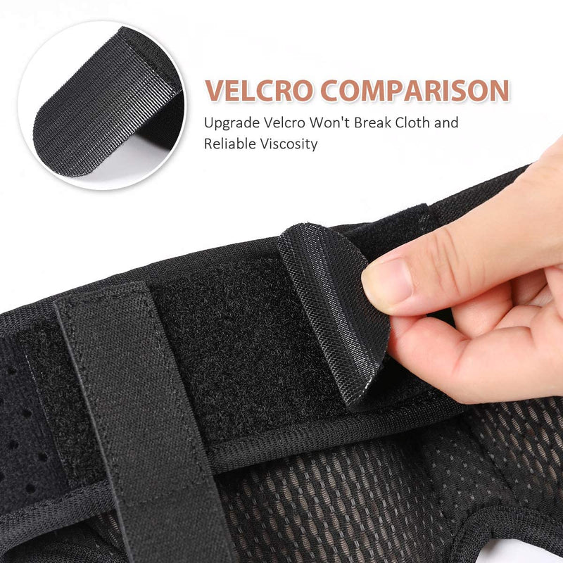 [Australia] - Tenbon Hernia Belt for Men and Women Flexible Adjustable Hernia Belt Hernia Support Pain Relief with 2 Removable Compression Pads (L) 