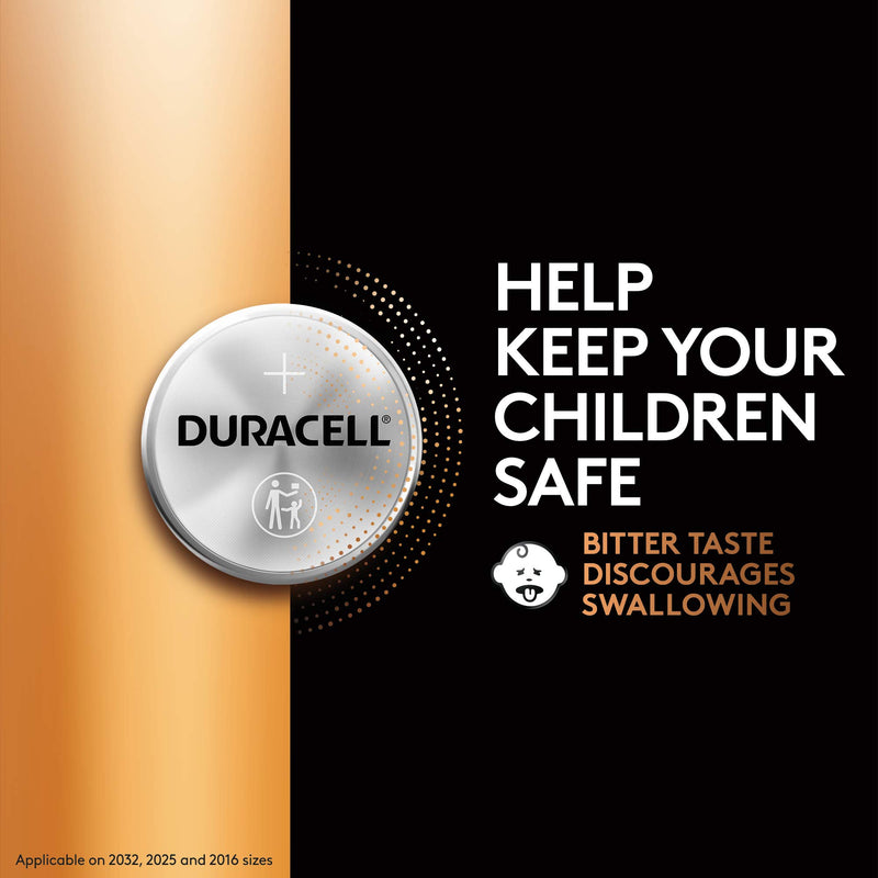 [Australia] - Duracell - 2016 3V Lithium Coin Battery - with bitter coating - 1 count 1 Count (Pack of 1) 