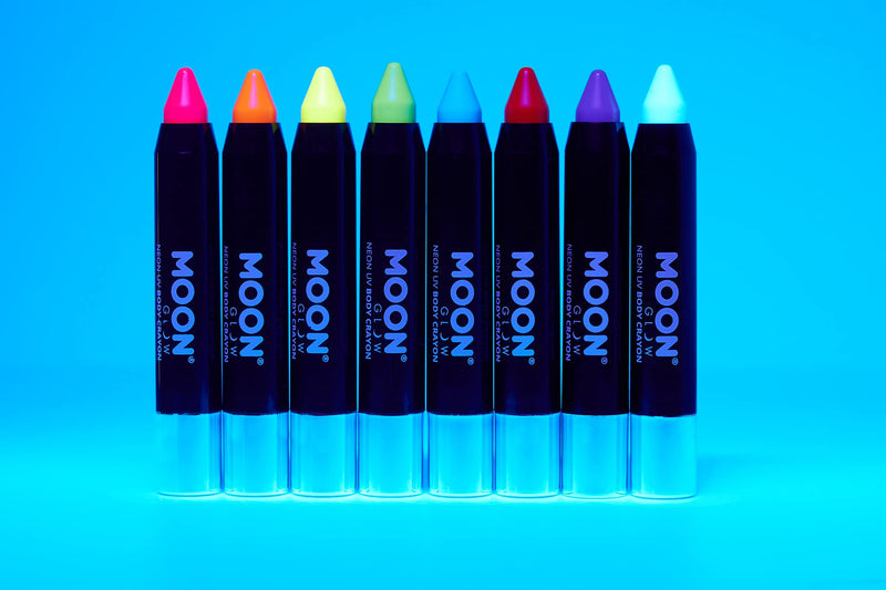 [Australia] - Moon Glow - Neon UV Paint Stick Body Crayon for The Face & Body – Intense Blue 