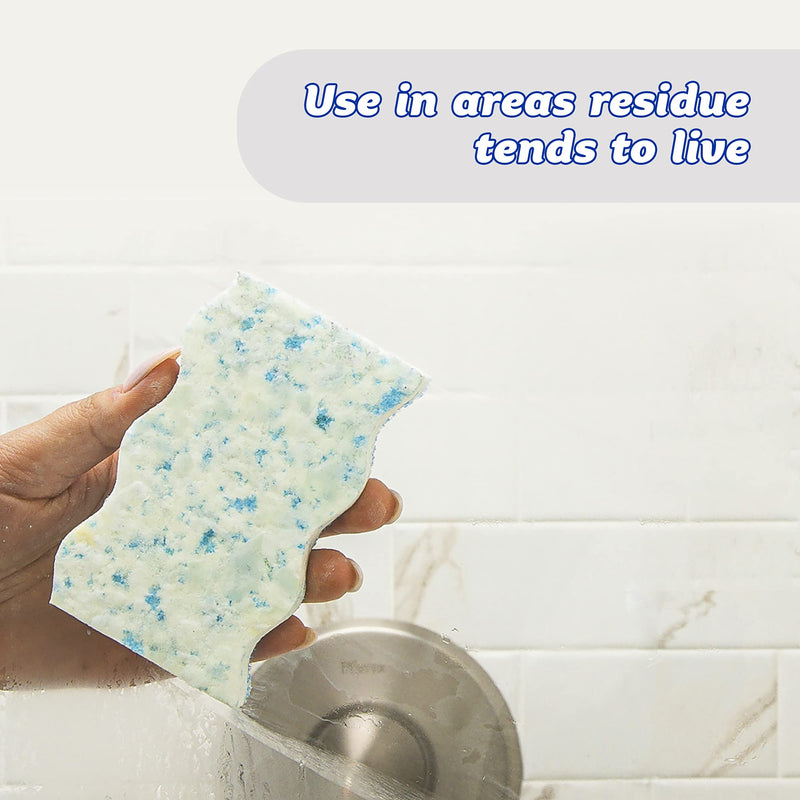 [Australia] - Scrub Daddy Eraser Sponge - Eraser Daddy 10x - Durable Melamine Eraser, Dual-Sided Scrubber, Temperature Controlled, Water Activated, All Purpose Cleaning for Walls, Baseboards, Kitchen Bathroom 2ct 2 Count (Pack of 1) 