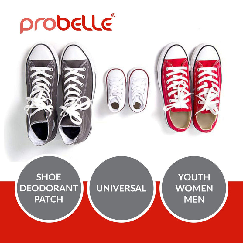 [Australia] - Probelle Stop Shoe Odor, Shoe Deodorant Patch. Refreshes Shoe with Essential Oils, Stays in sneakers, shoes for 90 days, Set it & forget it. (Universal) 