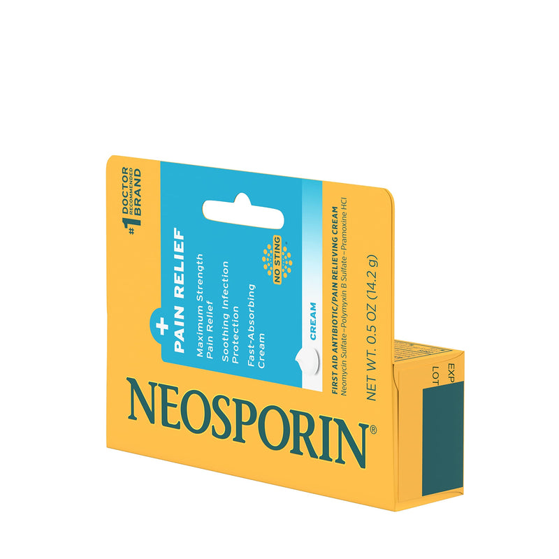 [Australia] - Neosporin + Maximum-Strength Pain Relief Dual Action Antibiotic Ointment with Bacitracin Zinc, 0.5 Ounce (Pack of 2) 0.5 Ounce (Pack of 2) 