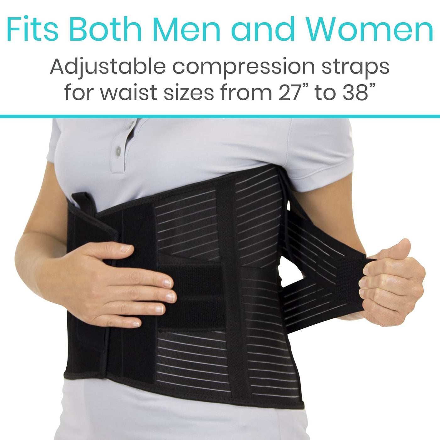  Vive Back Support Belt for Women & Men - Back Belt for