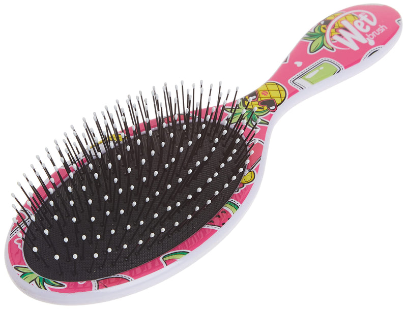 [Australia] - WetBrush Original Detangler Happy Hair UltraSoft Bristles Ergonomic Handle Suitable for All Hairtypes Smiley Pineapple 