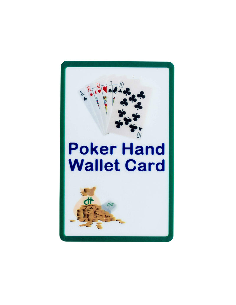 [Australia] - Poker Hand Wallet Card - Learn to Play Cards! Learn Card Games by Secure ID Great Gift Idea! 