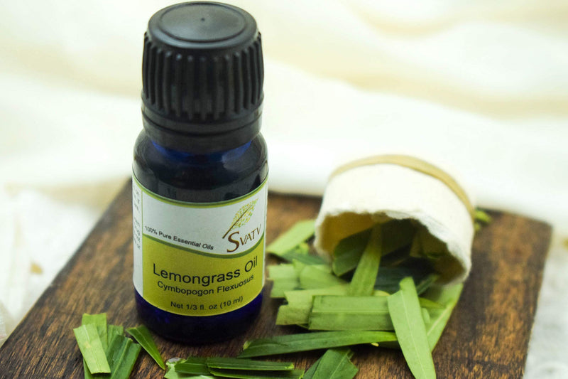 [Australia] - SVATV Lemongrass Essential Oil Therapeutic Grade Aromatherapy Oils Fragrance Oil for Diffuser Yoga Massage & DIY Personal Care 10 ml 