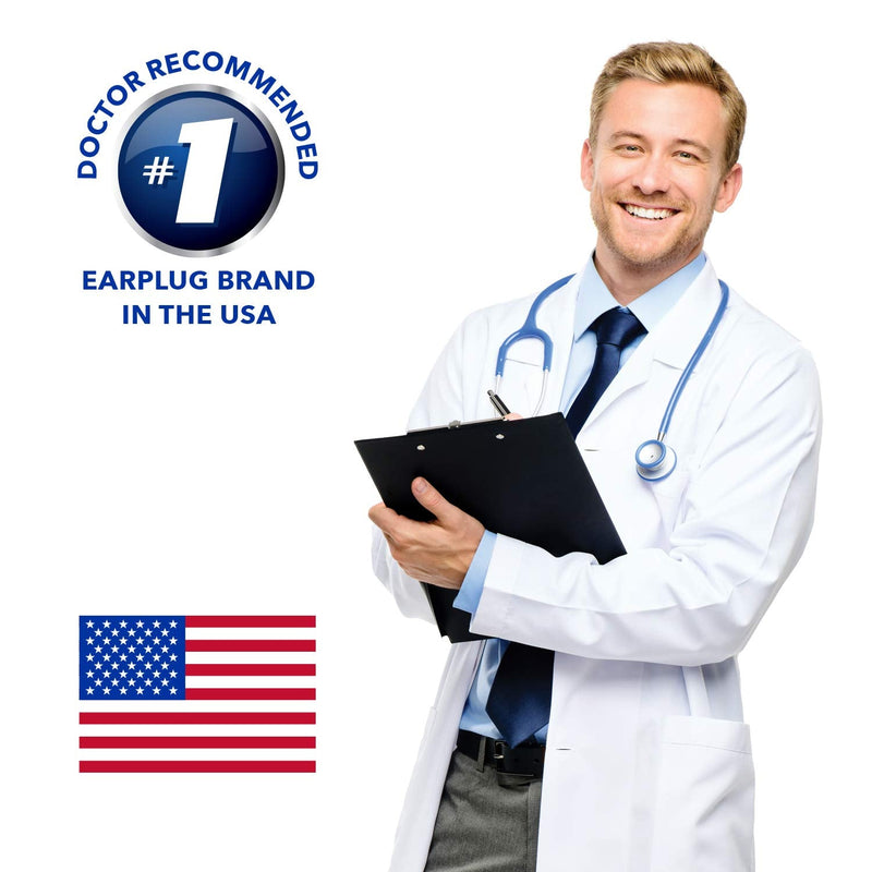 [Australia] - Mack's High Fidelity Ear Plugs for Concerts, Musicians, Motorcycles, Noise Sensitivity - 1 Pair (2 Comfort Tip Sizes) - Clear Hear Plugs with Case 