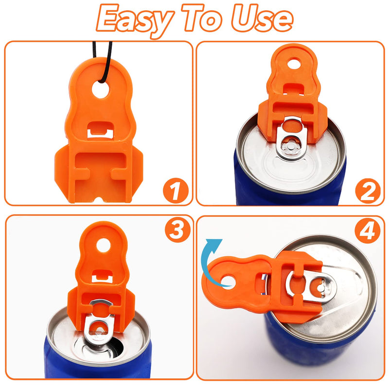 [Australia] - 1 Pcs Manual Can Opener - Easy Can Opener with Pull Lid，Easy Can Opener, Safety Ring Pull Can Opener, Safe Ring Pull Can Opener 