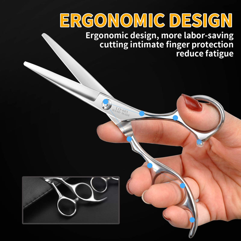 [Australia] - Lovanso Hair Scissors Professional Haricuts Staninless steel Haricuts Kit 6 inchies 