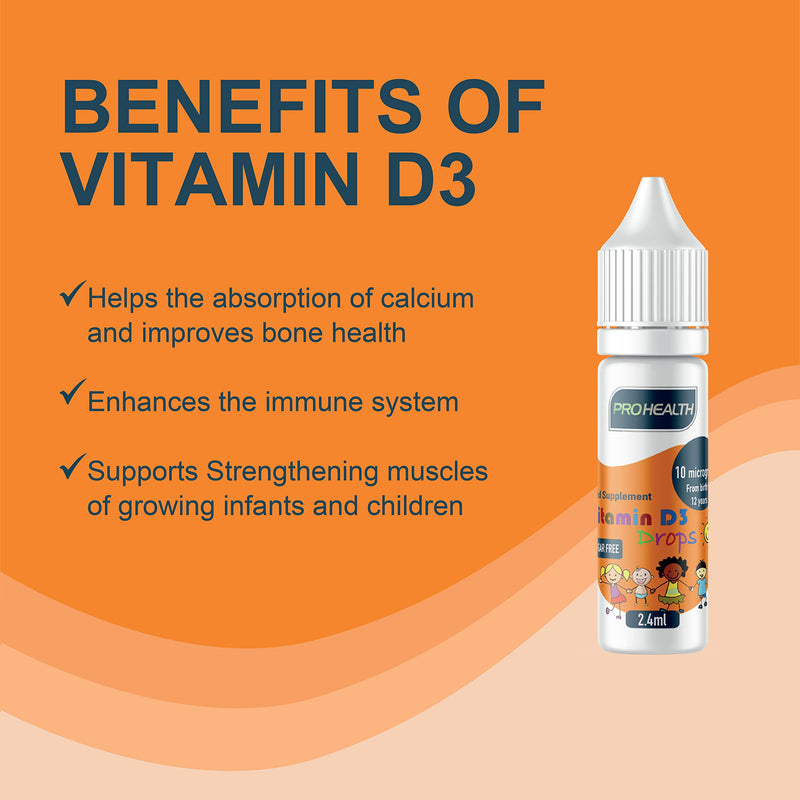 [Australia] - Vegan Vitamin D3 400 IU for Babies from Birth, 4 Month Supply; Natural and Plant Based Suitable for Vegan, Vegetarian, Halal and Kosher 2.4ml Drop 