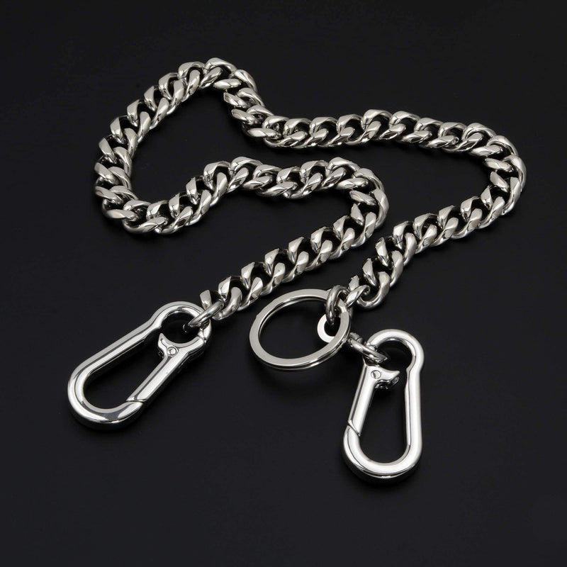 [Australia] - Wallet Chain Biker Hip Hop Gothic Cuban Chain, Heavy Waist Chain Suitable for Belt Loop, Wallet Key Chain Style 1 