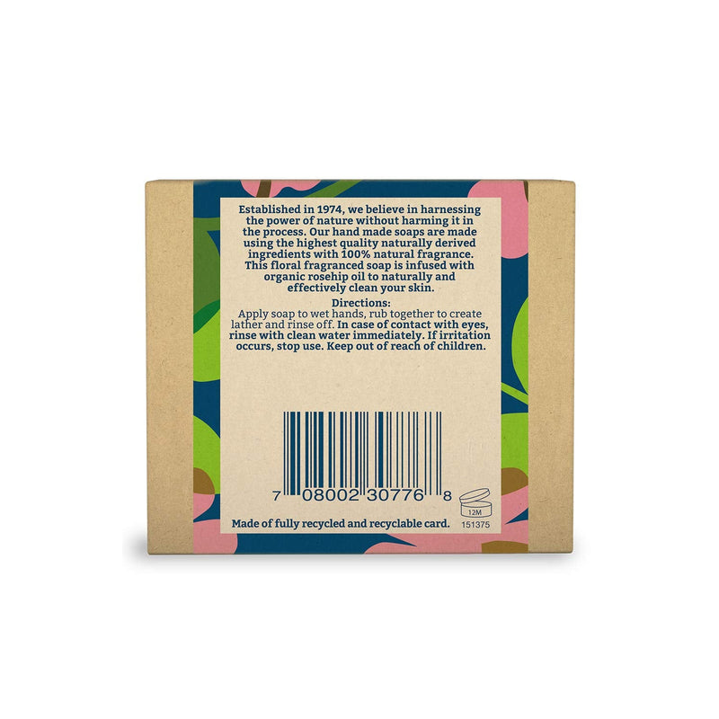 [Australia] - Faith In Nature Natural Wild Rose Hand Soap Bar, Restoring, Vegan and Cruelty Free, No SLS or Parabens, 100 g Soap - Wild Rose 