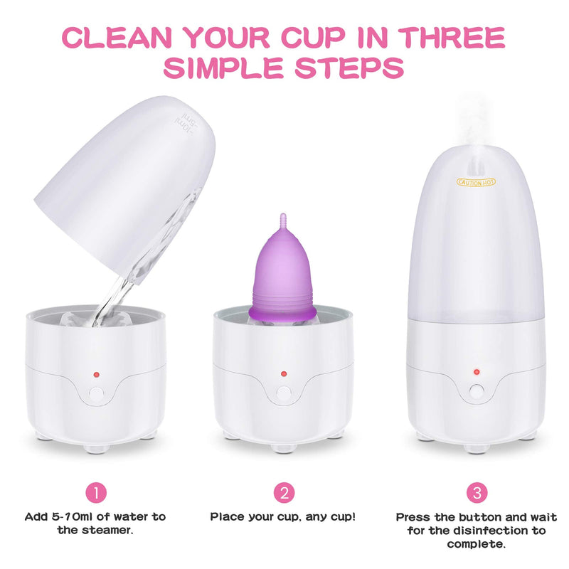 [Australia] - Menstrual Cup Kit and Personal Wand Vibrator 