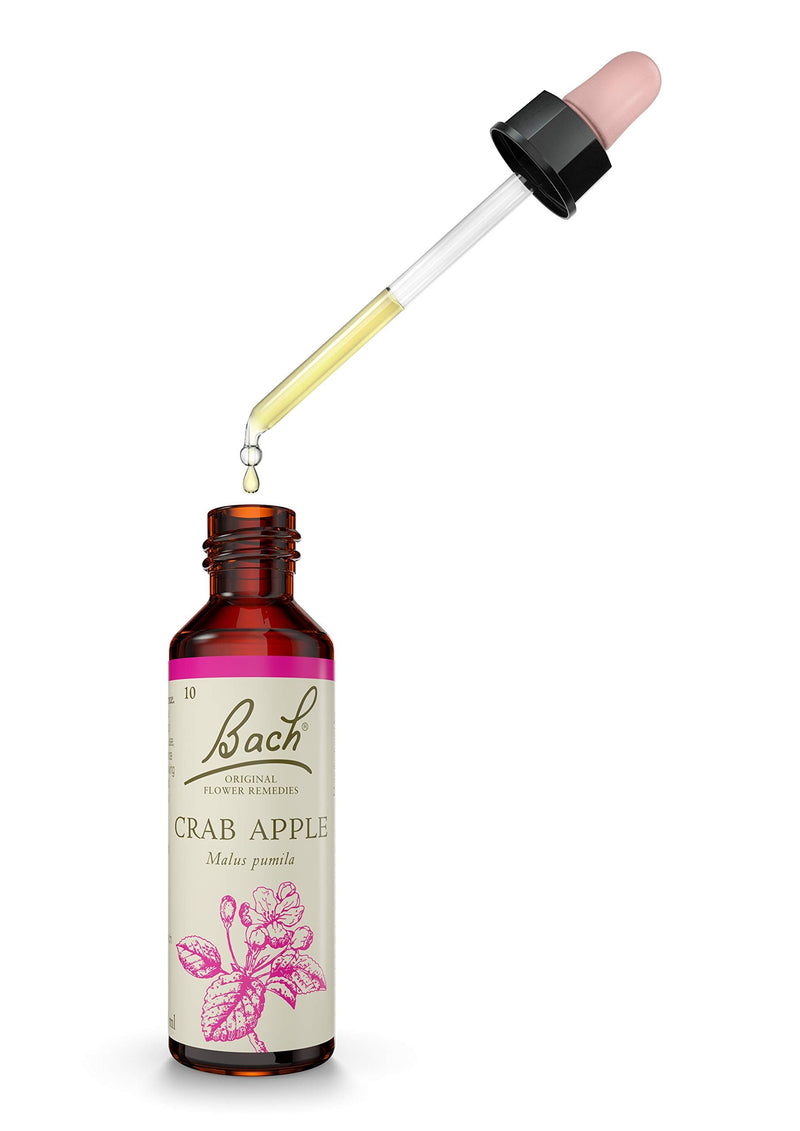 [Australia] - Bach Original Flower Remedy Crab Apple, Flower Essences, Vegan formula, Let me be me, An Individual and Personal Approach to Emotional Wellness, Easy to use, 1 Dropper Bottle x 20 ml 