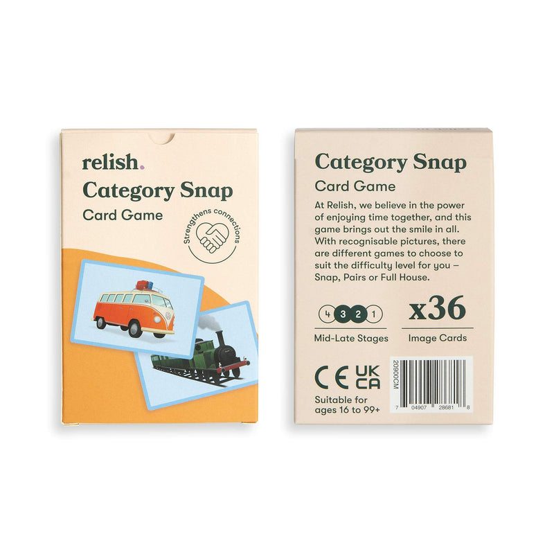 [Australia] - Relish Category Snap Large Image Card Game – Alzheimer’s & Dementia Activities, Aids & Games for Elderly / Seniors 