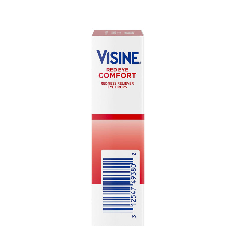 [Australia] - Visine Red Eye Comfort Redness Relief Eye Drops to Help Relieve Red Eyes Due to Minor Eye Irritations Fast, Tetrahydrozoline HCl, 0.5 fl. oz 