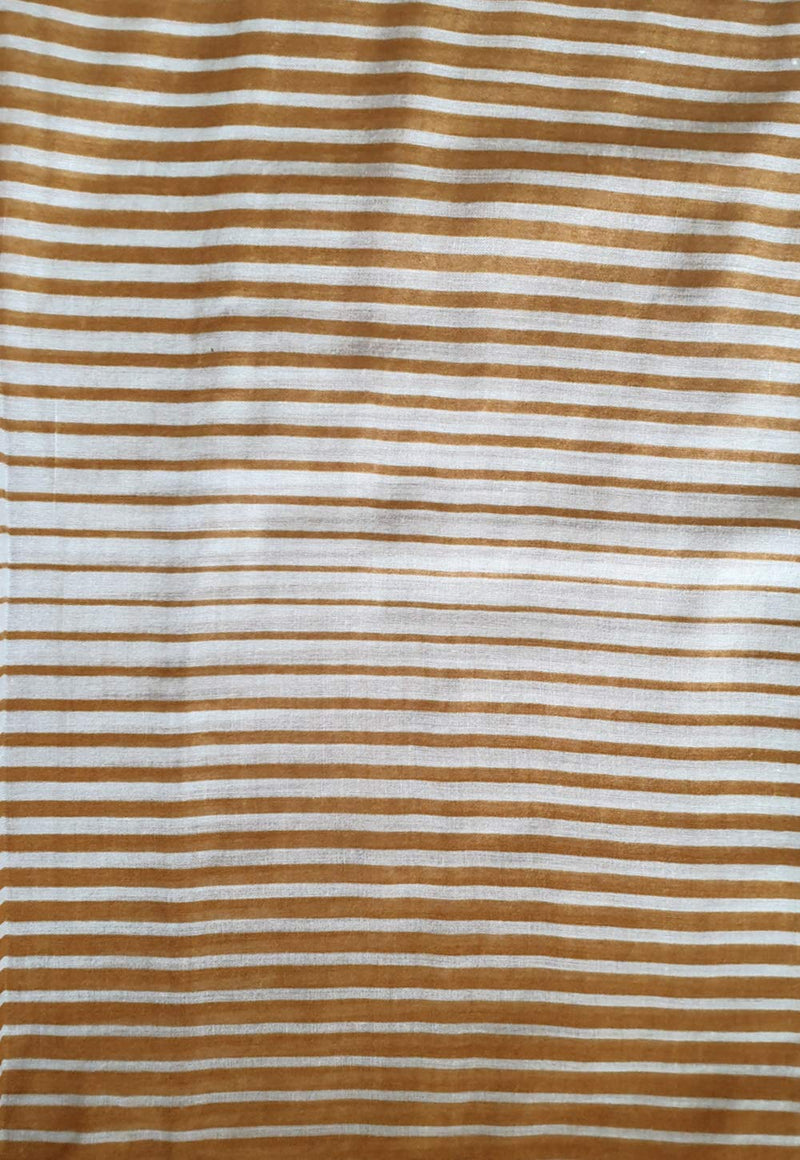 [Australia] - GlamLondon Women's Stripes Printed Scarf Oversize Latest Fashion Multi Wrap Mustard 