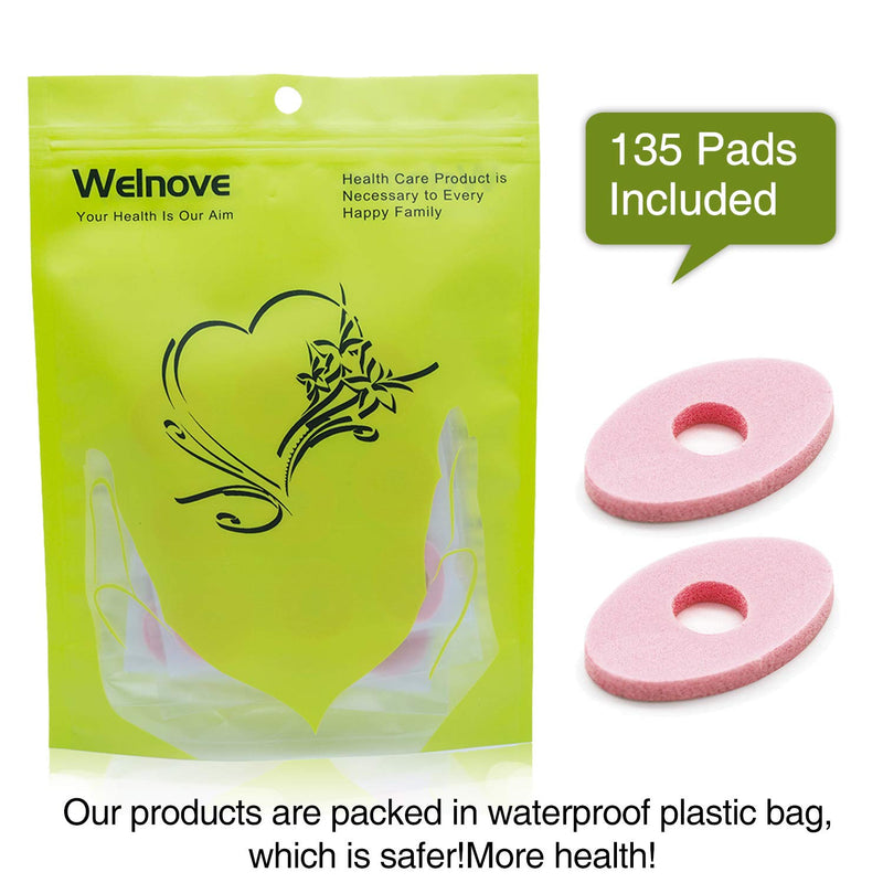 [Australia] - Welnove 135Pcs Oval Corn Cushion Pads, Adhesive Corn Protectors for Corn Remove, Relief Callus and Feet Sore 