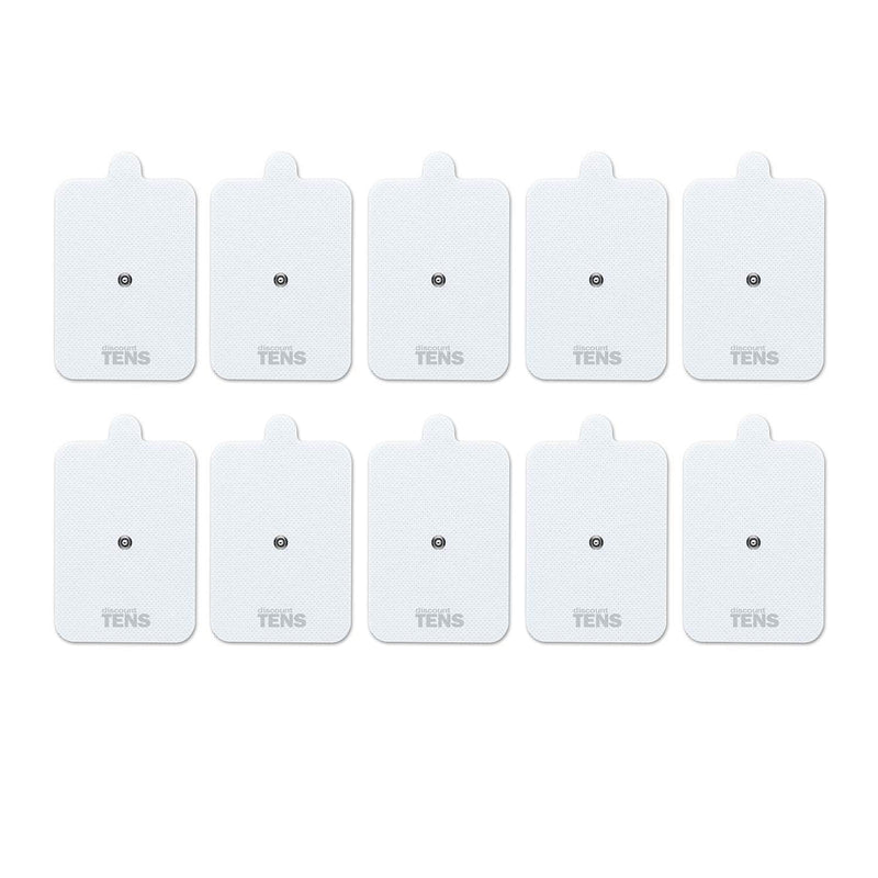 [Australia] - Omron Compatible TENS Electrodes, 20 (10 Pair) Premium Omron Compatible Replacement Pads for TENS Units. 2 Sizes Included. 