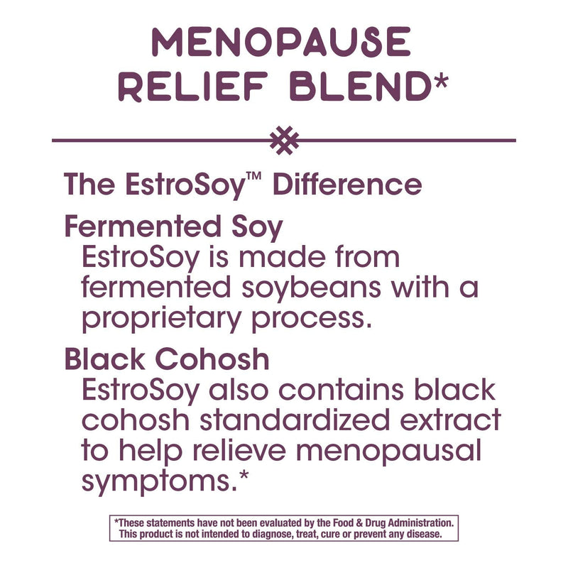 [Australia] - Nature's Way EstroSoy Menopause Relief Blend Black Cohosh Extract Fermented Soy, 60 Vcaps 