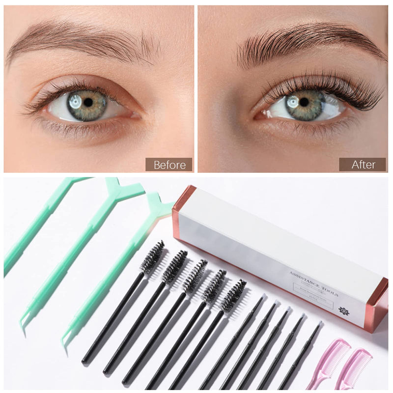 [Australia] - Eyebrow Lamination Kit,Professional Brow Lift Kit Premium Eyebrow Lift Kit Trendy Fuller Brow Look Semi-Permanent Tinting Make Brow Lifted Suitable Result Lasts 6 Weeks For Home Salon Makeup Use 