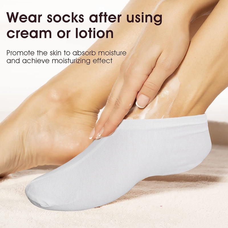 [Australia] - Sibba 3 Pairs Moisturizing Socks Overnight, Spa Socks, Lotion Moisturizing Socks Spa Overnight Absorbing for Dry Cracked Feet 