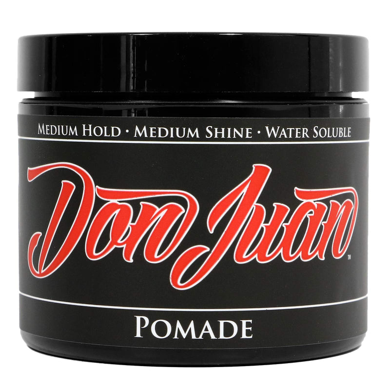 [Australia] - Don Juan Pomade 4oz - Medium High Hold - Medium Shine - Water Based - Honey Citrus Scent 