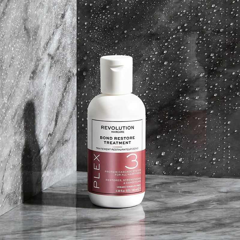 [Australia] - Revolution Haircare London, Plex 3 Bond Restore, Treatment, 100ml 100 ml (Pack of 1) 