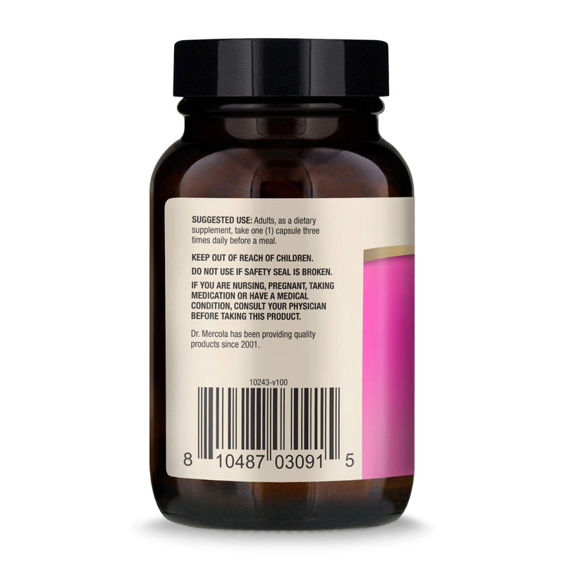 [Australia] - Dr. Mercola, Full Spectrum Enzymes for Women Dietary Supplement, 90 Servings (90 Capsules), Provides Digestive Support, Non GMO, Soy Free, Gluten Free 