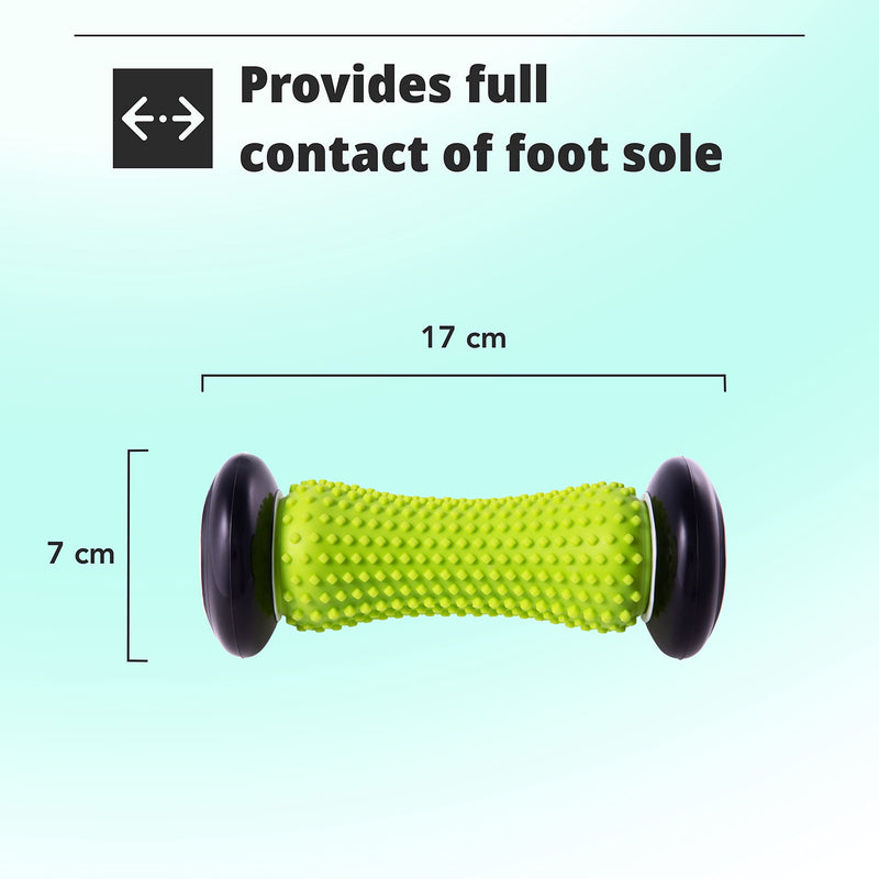 [Australia] - H&S Foot Massage Roller Muscle Roller Stick Wrists and Forearms Exercise Roller Massager for Plantar Fasciitis - Black 