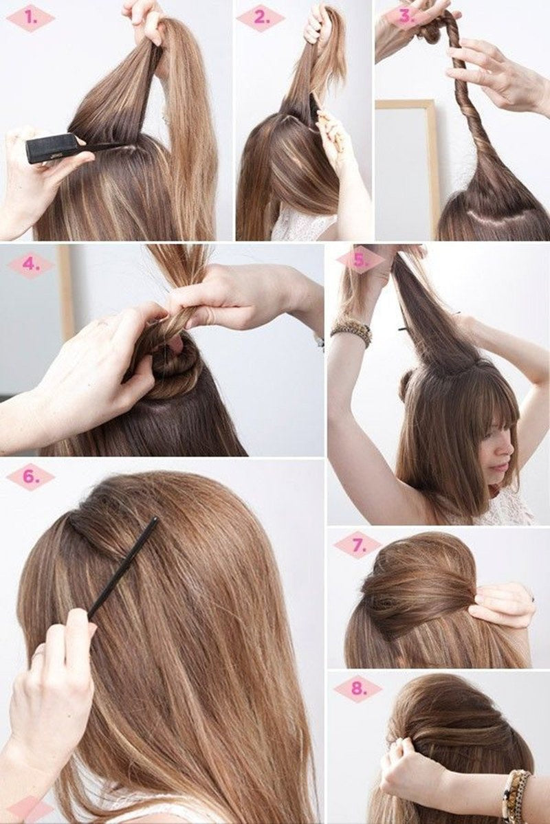 [Australia] - CareforYou® 1PC Lady Girl Women BUMP IT UP Volume Inserts Do Beehive hair styler Insert Tool Hair Comb Hair beauty (Beige) Beige 