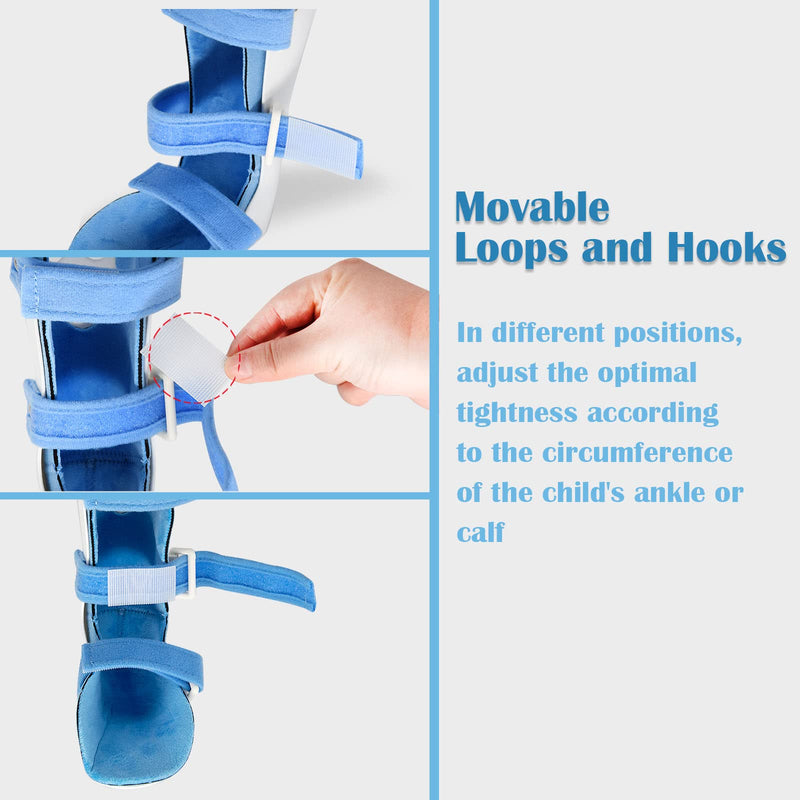 [Australia] - Kids AFO Drop Foot Brace for Child Toddler Ankle Foot Orthosis Pediatric Afo Night Splint Walking with Shoes or Sleeping Othopedic Drop Foot Support for Children (Medium-Left) Medium-Left 
