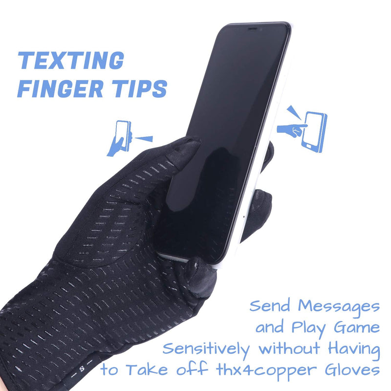 [Australia] - Thx4COPPER Infused Compression Arthritis Gloves,Carpal Tunnel, Typing,Support Large (Pack of 1) 