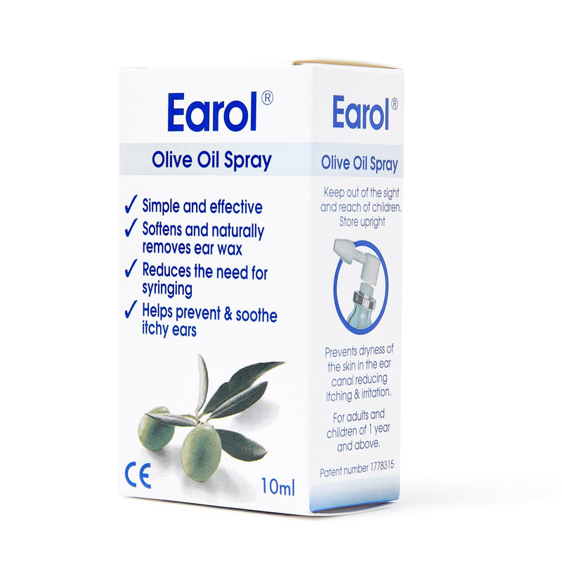 [Australia] - Earol | Olive Oil Ear Wax Removal Spray | Clinically Proven | Reduces Need for Syringing | Metered Dose | 1 Pack of 10ml Oil Spray Bottle 
