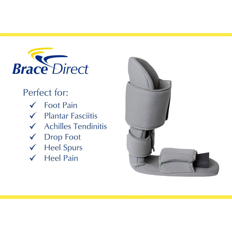 [Australia] - 90 Degree Night Splint - Padded Sleeping Boot for Plantar Fasciitis, Drop Foot, Achilles Tendinitis - Stretching and Immobilizer- Left or Right Foot - Men or Women PDAC L4396/L4397 by Brace Align S 