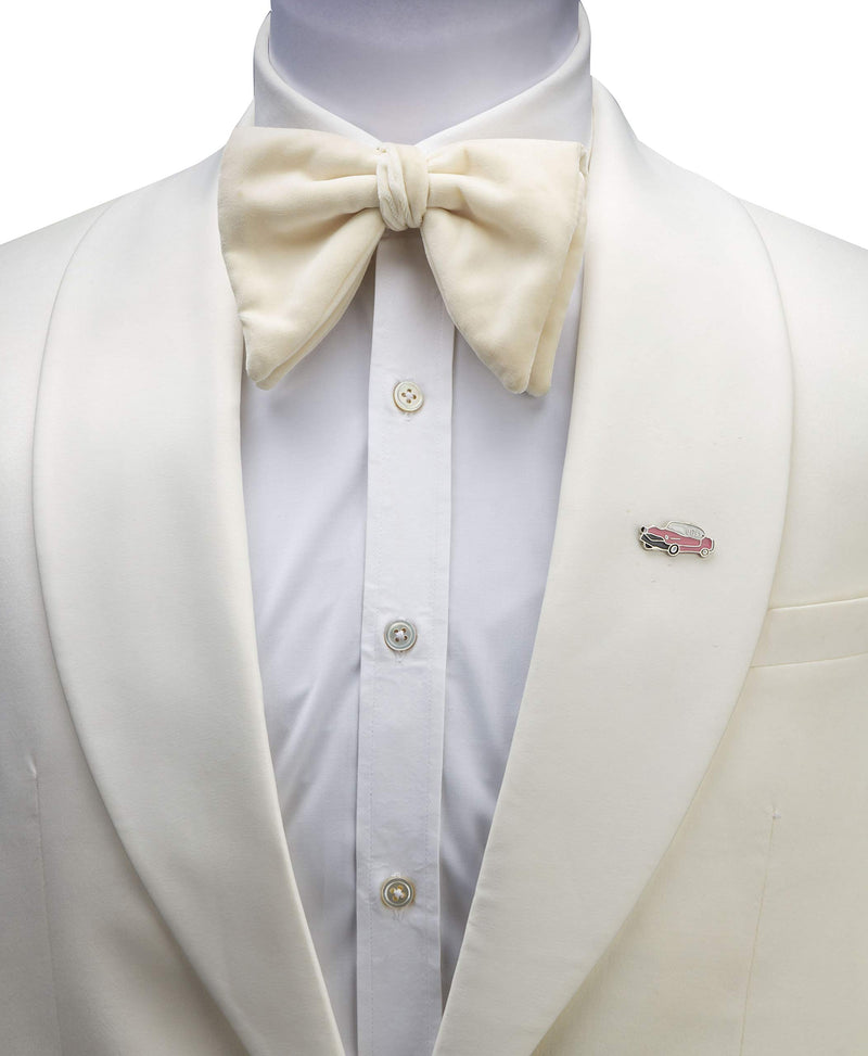 [Australia] - A N KINGPiiN Lapel Pin for Men Vintage Car Soft Red & Grey Brooch Suit Stud, Shirt Studs Men's Accessories 