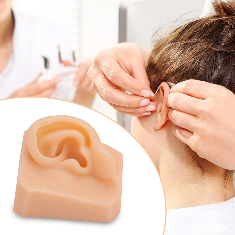 [Australia] - Ultrassist Soft Silicone Left Ear for Practicing Suture, Silicone Flexible Model for Education Display, Rubber Ear for Teaching Instructions 