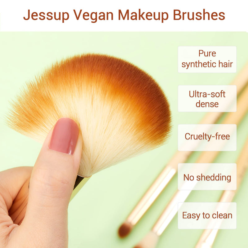 [Australia] - Jessup Brand 25pcs Beauty Bamboo Professional Makeup Brushes Make up Brush Tools kit Foundation Powder Blushes Eye Shader Cosmetics Tools T135 