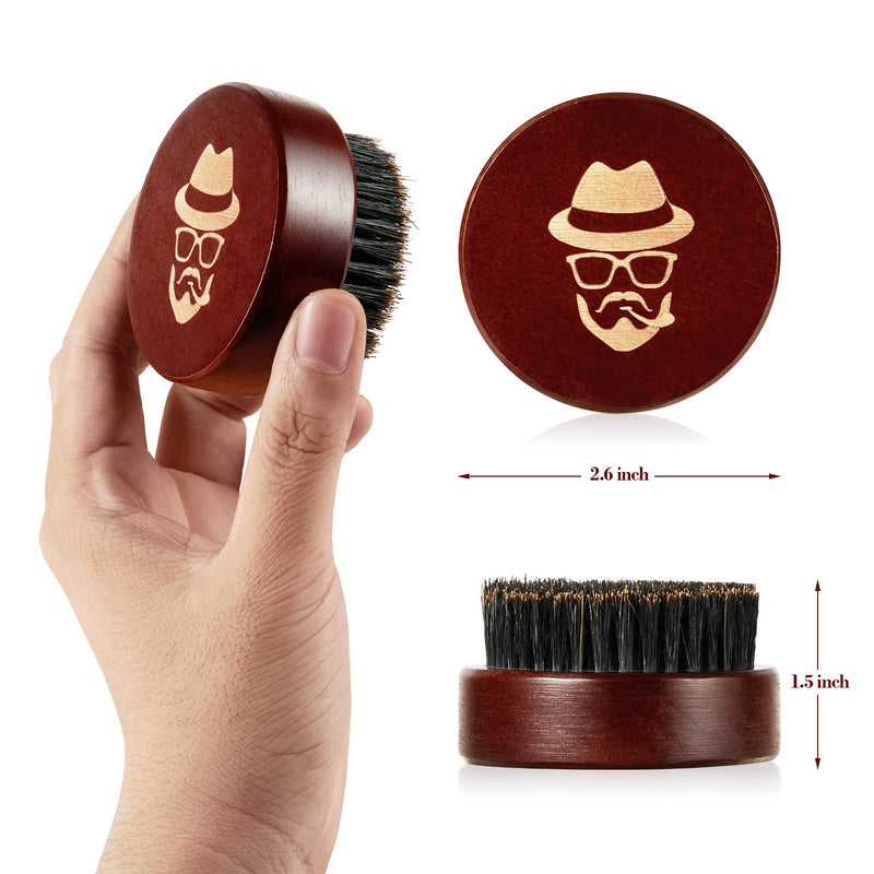 [Australia] - Beard Brush, 100% Boar Bristle Black Walnut Wood Beard Comb Brush for Men To Tame and Soften Your Facial Hair from Sofmild 
