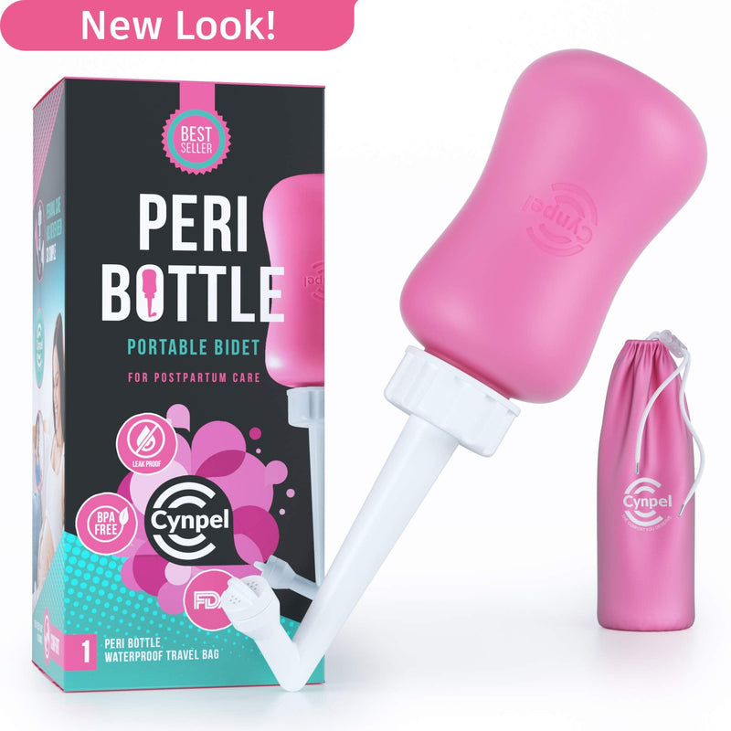 [Australia] - Cynpel Peri Bottle for Postpartum Essentials, Feminine Care | The Original Portable Bidet, Hemmoroid Treatment… (2 Count (Pack of 1), Combo Pack) 2 Count (Pack of 1) 