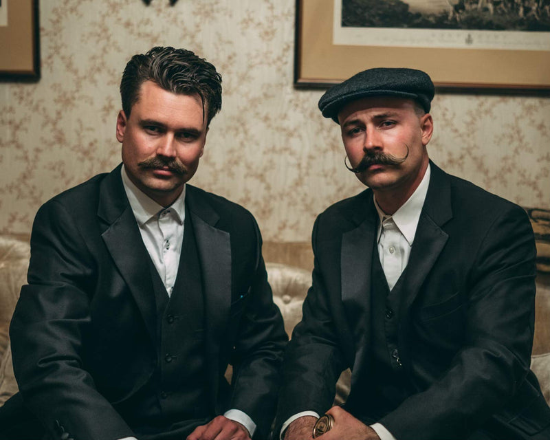 [Australia] - Mustache Wax Strong Hold Grooming For Men - 1oz Sudden Death Moustache & Beard Wax Tin - Perfect For Handlebar Mustaches By Death Grip 