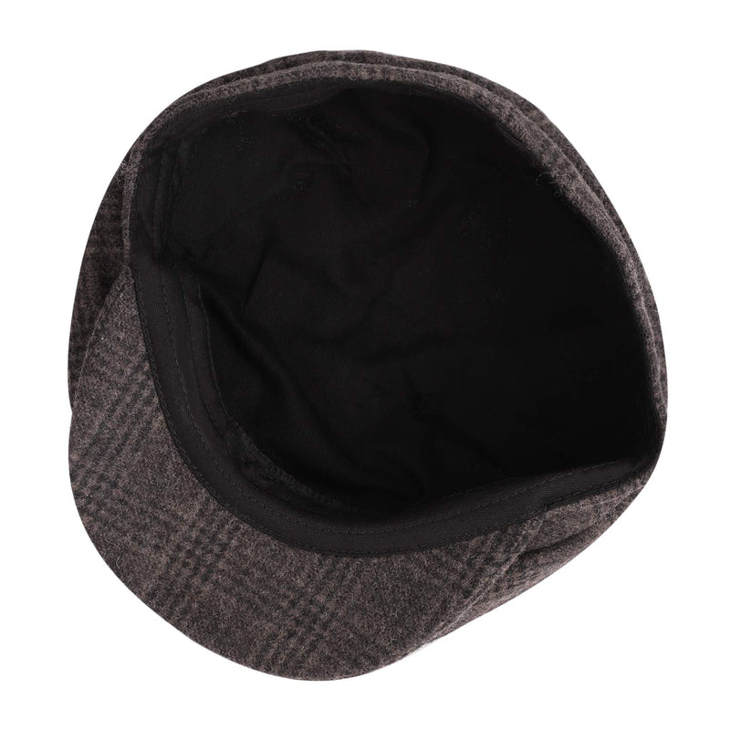 [Australia] - Men's Classic Leisure Ivy Caps Flat Caps Winter Windproof Baker Newsboy Caps Coffee 