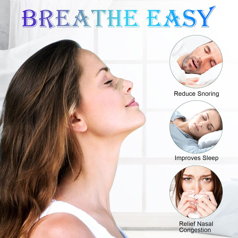 [Australia] - 80 Pieces Nasal Strips (66x19mm), Drug-Free Extra Strength Nose Strips for Breathing, Instantly Relieves Nasal Congestion, Helps Reduce Snoring, Improves Sleep, Clinically Proven 80 Pieces 