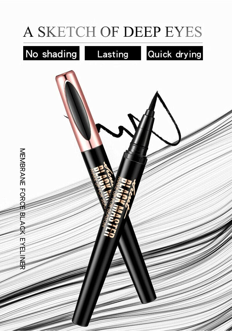 [Australia] - Macfee Eyeliner Black or Brown Waterproof Long Lasting Quick Drey Eyeliner Eye Makeup Cosmetic (Brown) 